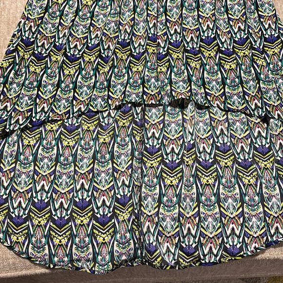 1X NWT dress strappy halter colorful skirt A new Look defined waist - Picture 2 of 5